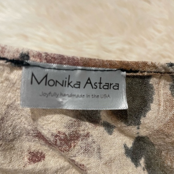 Monika astara linen blend handmade blouse - Picture 8 of 8